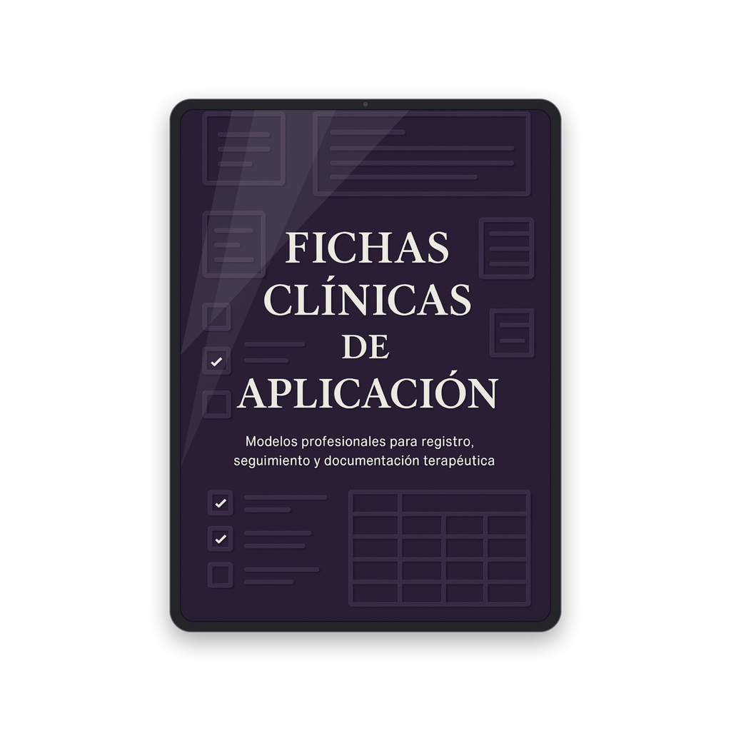 Bono 1: Fichas Clínicas de Aplicación en una tablet