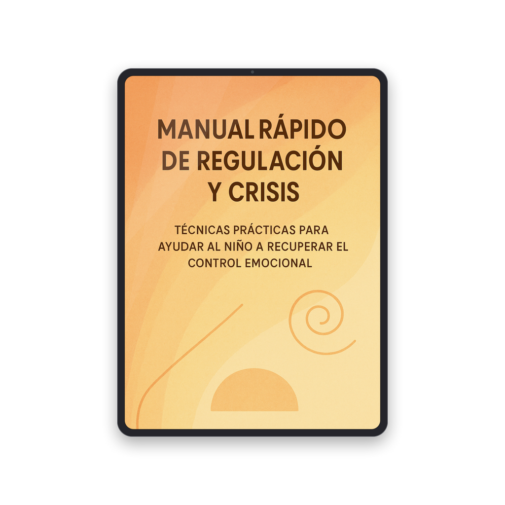 Bono 3: Manual Rápido de Regulación y Crisis en una tablet